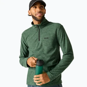 Bluza polarowa męska Regatta Thompson Marl dark forest green