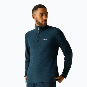Bluza polarowa męska Regatta Thompson Marl moonlight denim Niebieski