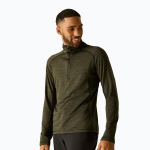 Bluza polarowa męska REGATTA Yonder II dark khaki Zielony