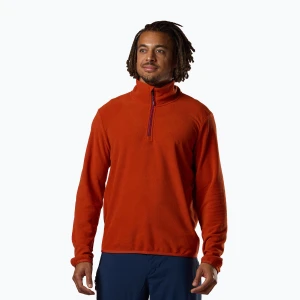 Bluza polarowa męska Rossignol Quarter Zip Fleece rooibos tea Pomarańczowy
