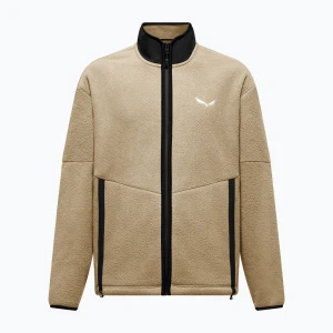 Bluza polarowa męska Salewa Fanes Full Zip quicksand Beżowy