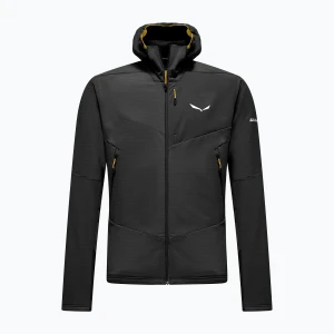 Bluza polarowa męska Salewa Ortles Fleece Pro Hooded Black Out