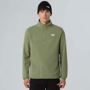 Bluza polarowa męska The North Face Glacier Fleece 1/4 Zip bark mist