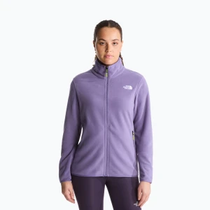 Bluza polarowa damska The North Face Glacier Fleece grounded plum Fioletowy