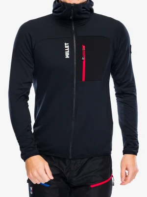 Bluza polarowa Millet Trilogy Light Grid Hoodie - black