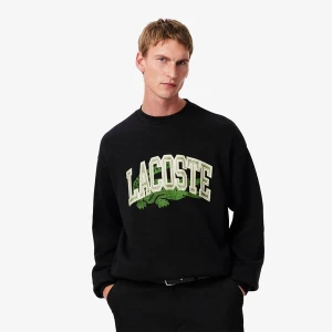 Bluza polarowa o luźnym kroju Lacoste