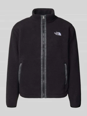 Bluza polarowa o regularnym kroju z wyszywanym logo The North Face Czarny