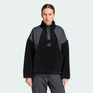 Bluza polarowa Terrex Xploric CLIMAWARM High Pile Snap Adidas czarny