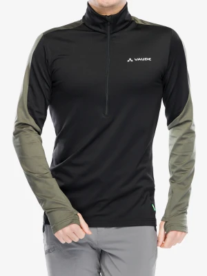 Bluza polarowa Vaude Livigno Halfzip II - black/khaki