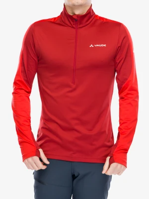 Bluza polarowa Vaude Livigno Halfzip II - carmine