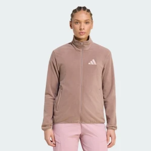 Bluza polarowa z suwakiem na całej długości Terrex Multi Essentials Adidas Trace Brown