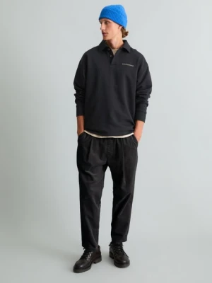 Bluza polo o luźnym kroju Marc O'Polo šedá