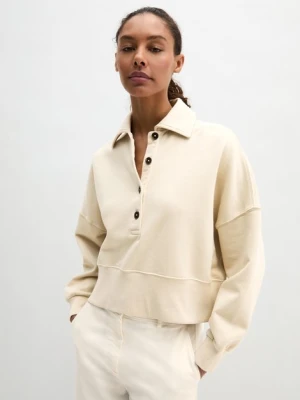 Zdjęcie produktu Bluza polo oversize Marc O'Polo béžová