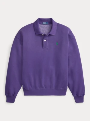 Bluza z polaru Polo Ralph Lauren fioletowy