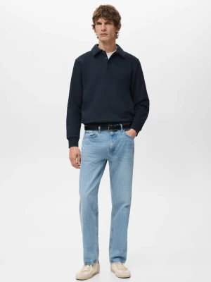 Zdjęcie produktu Bluza polo regular fit granatowy - Mężczyzna - - MANGO MAN