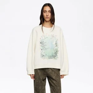 Bluza prosta łabędzie kość słoniowa BIMBA Y LOLA