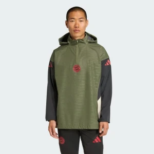 Bluza przeciwdeszczowa FC Bayern Tiro 25 Pro Adidas Base Green