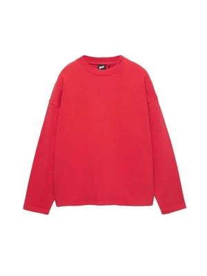 Bluza PULL&BEAR czerwony