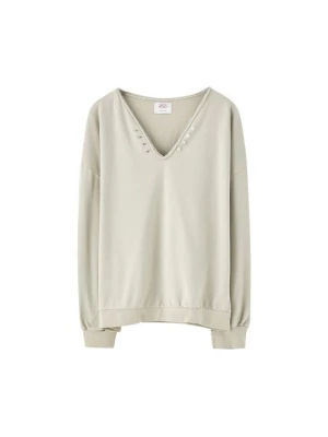 Bluza PULL&BEAR zielony