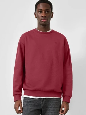 Bluza z haftowanym logo QS czerwony