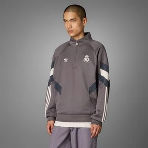 Bluza Real Madrid Originals Half-Zip Crew Adidas