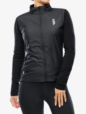 Bluza rowerowa damska Mons Royale Redwood Wind Jersey - black