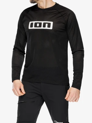 Bluza rowerowa ION Logo LS Jersey - black