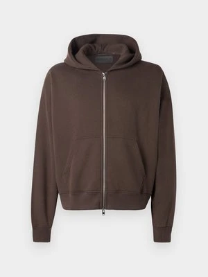 Bluza rozpinana Abercrombie & Fitch brązowy