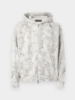 Bluza rozpinana Abercrombie & Fitch jasnoszary