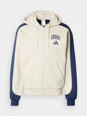 Bluza rozpinana Adidas beżowy