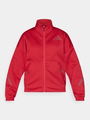 Bluza rozpinana Adidas bordowy