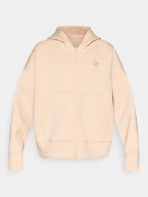 Bluza rozpinana Adidas by Stella McCartney jasnoróżowy