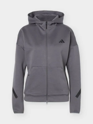 Bluza rozpinana Adidas ciemnoszary