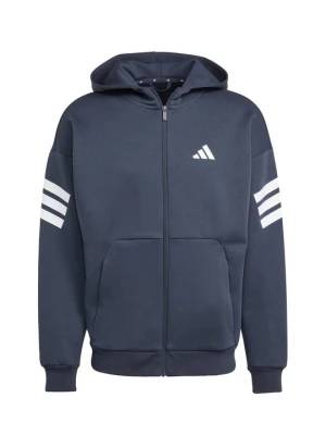 Bluza rozpinana Adidas niebieski