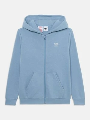 Bluza rozpinana adidas Originals niebieski
