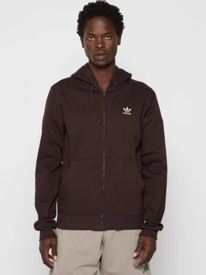Bluza rozpinana adidas Originals brązowy
