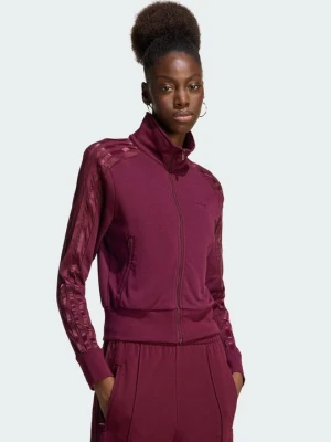 Bluza rozpinana adidas Originals ciemnoczerwony