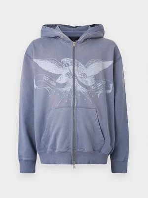Bluza rozpinana AllSaints jasnoniebieski