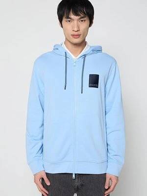 Bluza rozpinana Armani Exchange niebieski