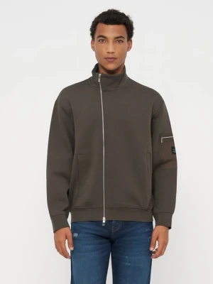 Bluza rozpinana Armani Exchange ciemnozielony