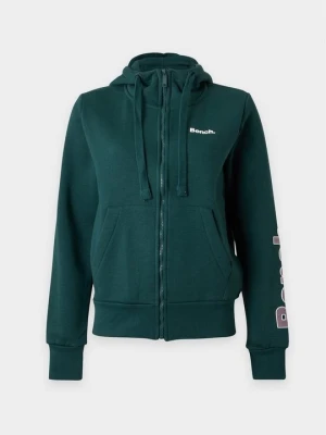 Bluza rozpinana Bench ciemnozielony