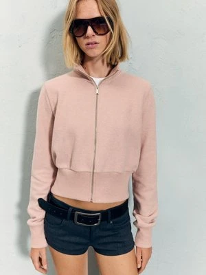 Bluza rozpinana Bershka granatowy