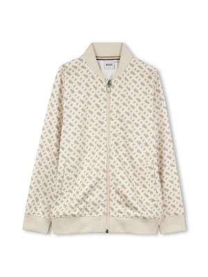 Bluza rozpinana Boss beżowy