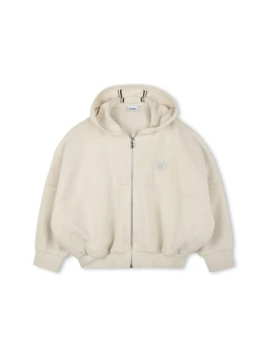 Bluza rozpinana Boss beżowy