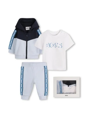 Bluza rozpinana Boss jasnoniebieski
