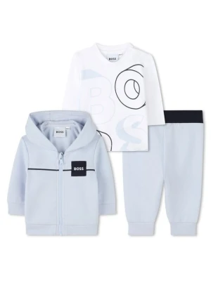 Bluza rozpinana Boss jasnoniebieski