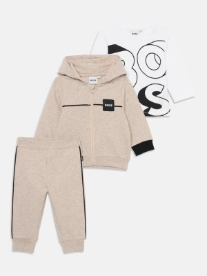 Bluza rozpinana Boss mleczny