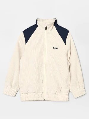 Bluza rozpinana Boss mleczny