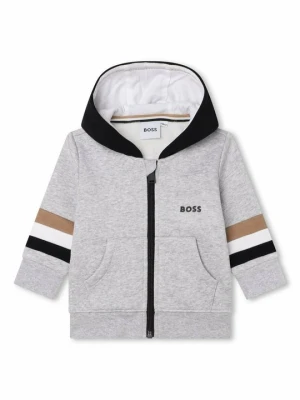 Bluza rozpinana Boss szary