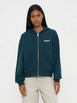 Bluza rozpinana Carhartt WIP granatowy melanż